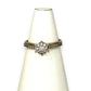 GOLD DEAL | FLASH SALE 9ct (9K) W/Y Gold Radiant Cluster Diamond Ring TDW 0.42ct Valuation $2,250