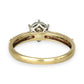 GOLD DEAL | FLASH SALE 9ct (9K) W/Y Gold Radiant Cluster Diamond Ring TDW 0.42ct Valuation $2,250
