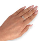 GOLD DEAL | 9ct White Gold Double Bezel Diamond Ring Valuation $950