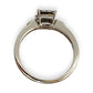 GOLD DEAL | 9ct White Gold Double Bezel Diamond Ring Valuation $950