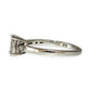 GOLD DEAL | 9ct White Gold Double Bezel Diamond Ring Valuation $950