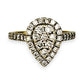 GOLD DEAL | FLASH SALE 9ct (9K) Gold Teardrop Elegance Diamond Ring TDW 0.85ct Valuation $3,600