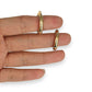 GOLD DEAL | 9K Gold 3.8X22.6mm Verona Polished Hoop Earrings