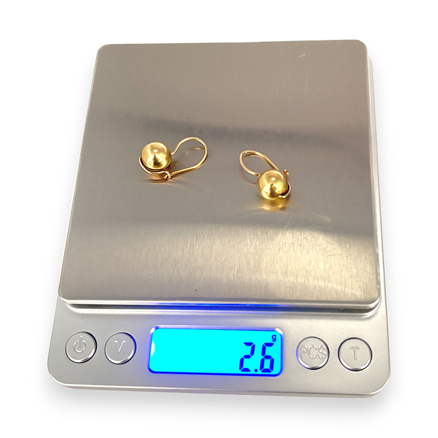 GOLD DEAL | 9ct Gold 8.8mm Ball Drop Earrings