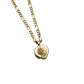 9ct Yellow Gold Rose Engraved Heart Locket Pendant