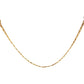 Elegant 9ct Gold Figaro 1-1 Chain
