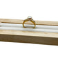 GOLD DEAL | 9ct Gold Solid Ring with 7.2mm Pearl, Size P-Q Width 4.8mm