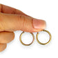 GOLD DEAL | 9ct (9K) Gold Classic Elegant Round Hoop Earrings
