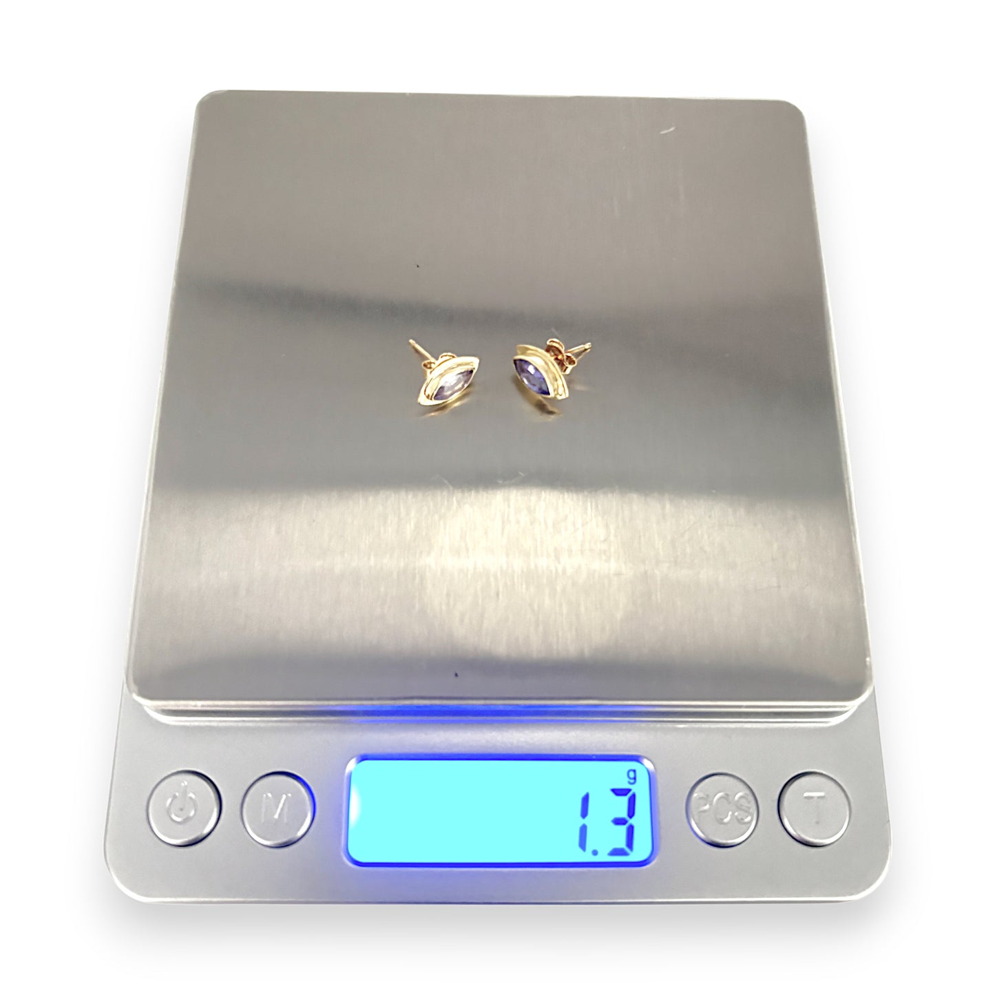 GOLD DEAL | 14ct (14K) Gold Coral Stud Earrings