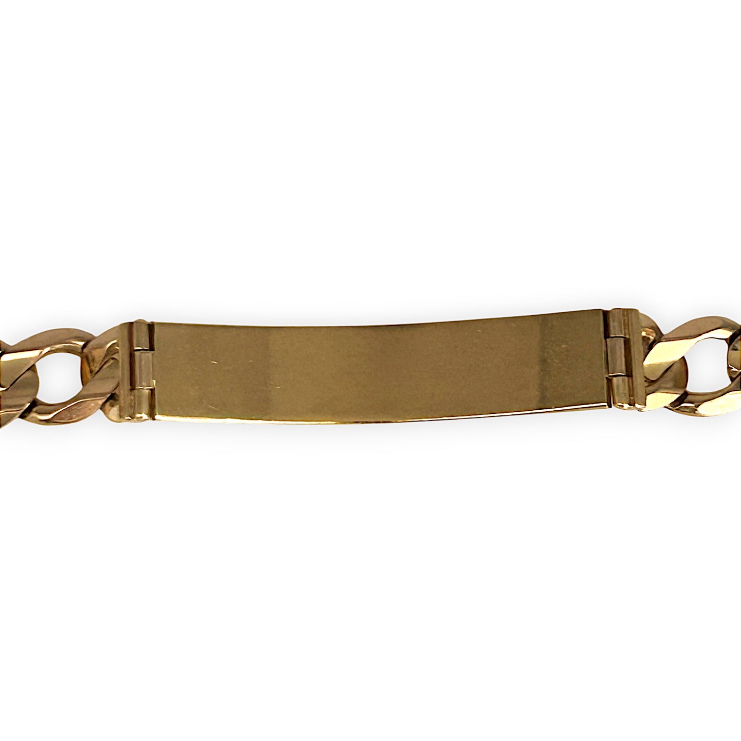 GOLD DEAL | 9K Gold ID Curb Bracelet Length 23cm Valuation $7,300