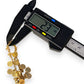 GOLD DEAL | 9ct Gold Cable Bracelet with 17 Queen Elizabeth Coins Valuation $2,990