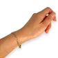 GOLD DEAL | 9ct (9K) Gold Radiant Flat Curb Bracelet. Length 21.5cm