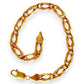 GOLD DEAL | 9ct Gold Double Curb 21cm Bracelet Valuation $2,200