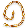 GOLD DEAL | 9ct Gold Double Curb 21cm Bracelet Valuation $2,200