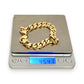 GOLD DEAL | NZ 9ct (9K) Gold Masculine 10.9mm Curb Link Refurbished 45.41g Bracelet 21cm