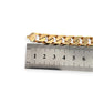 GOLD DEAL | NZ 9ct (9K) Gold Masculine 10.9mm Curb Link Refurbished 45.41g Bracelet 21cm