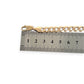 GOLD DEAL | 9ct (9K) Gold Rounded Curb Flat Link Bracelet 25cm