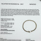 9ct Gold Diamond Cluster Hinged Bracelet Length 18.5cm Valuation $5,800. R # 735