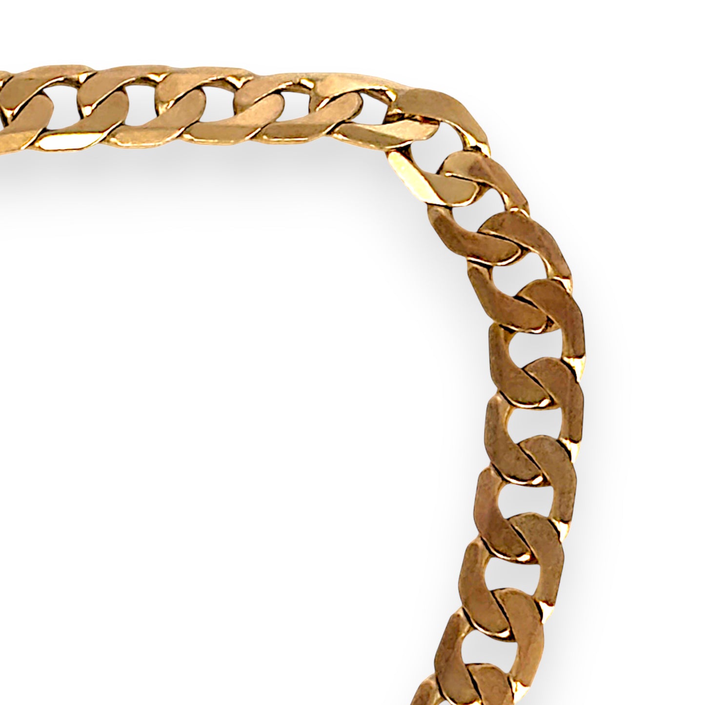 GOLD DEAL | 9ct (9K) Gold Rugged Luxury Curb Link Bracelet 20cm