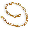 GOLD DEAL | FLASH SALE 9ct Gold Paperclip Bracelet Length 19cm