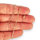 GOLD DEAL | 9ct Gold Unoaerre Figaro Bracelet Length 25cm
