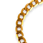 GOLD DEAL | FLASH SALE 9ct (9K) Gold Smooth Curb Link Bracelet Length 22cm