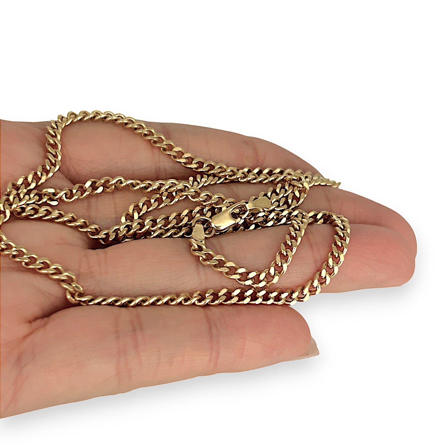GOLD DEAL | 18ct (18K) Gold 49cm Sleek & Radiant Chain Refurbished