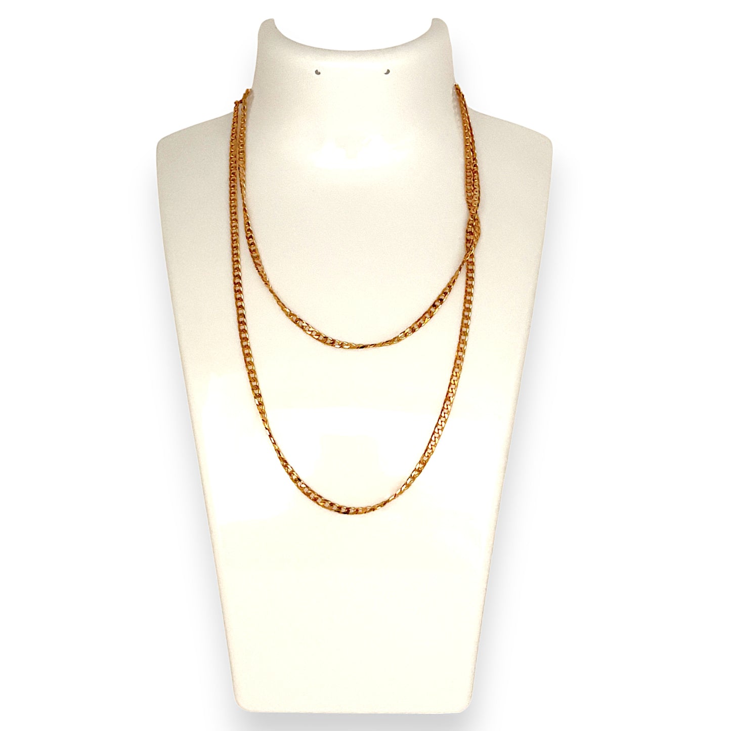 GOLD DEAL | 9ct (9K) Gold Refurbished 70cm Sleek Link Curb Chain