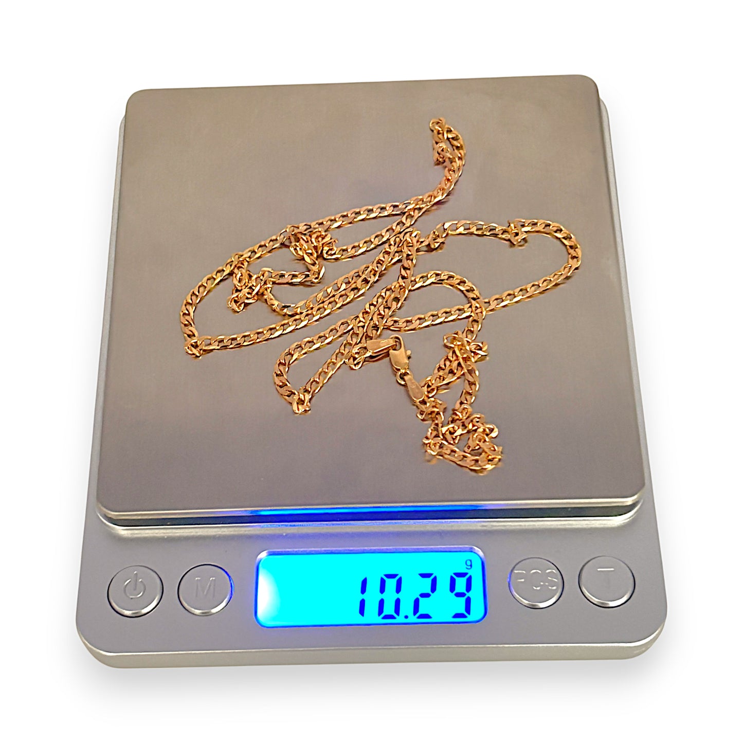 GOLD DEAL | 9ct (9K) Gold Refurbished 70cm Sleek Link Curb Chain