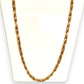 GOLD DEAL | 18ct (18K) Gold 50cm Infinity Twist Link Chain