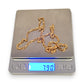GOLD DEAL | 18ct (18K) Gold 50cm Infinity Twist Link Chain