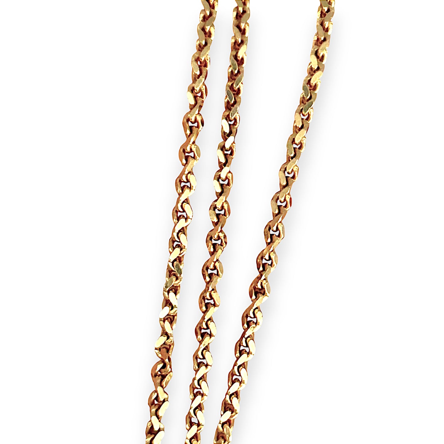 GOLD DEAL | FLASH SALE 18ct (18K) Gold 40cm Striking Chopin Chain