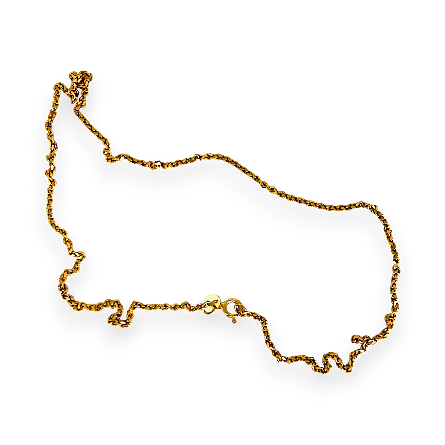 GOLD DEAL | FLASH SALE 18ct (18K) Gold 40cm Striking Chopin Chain