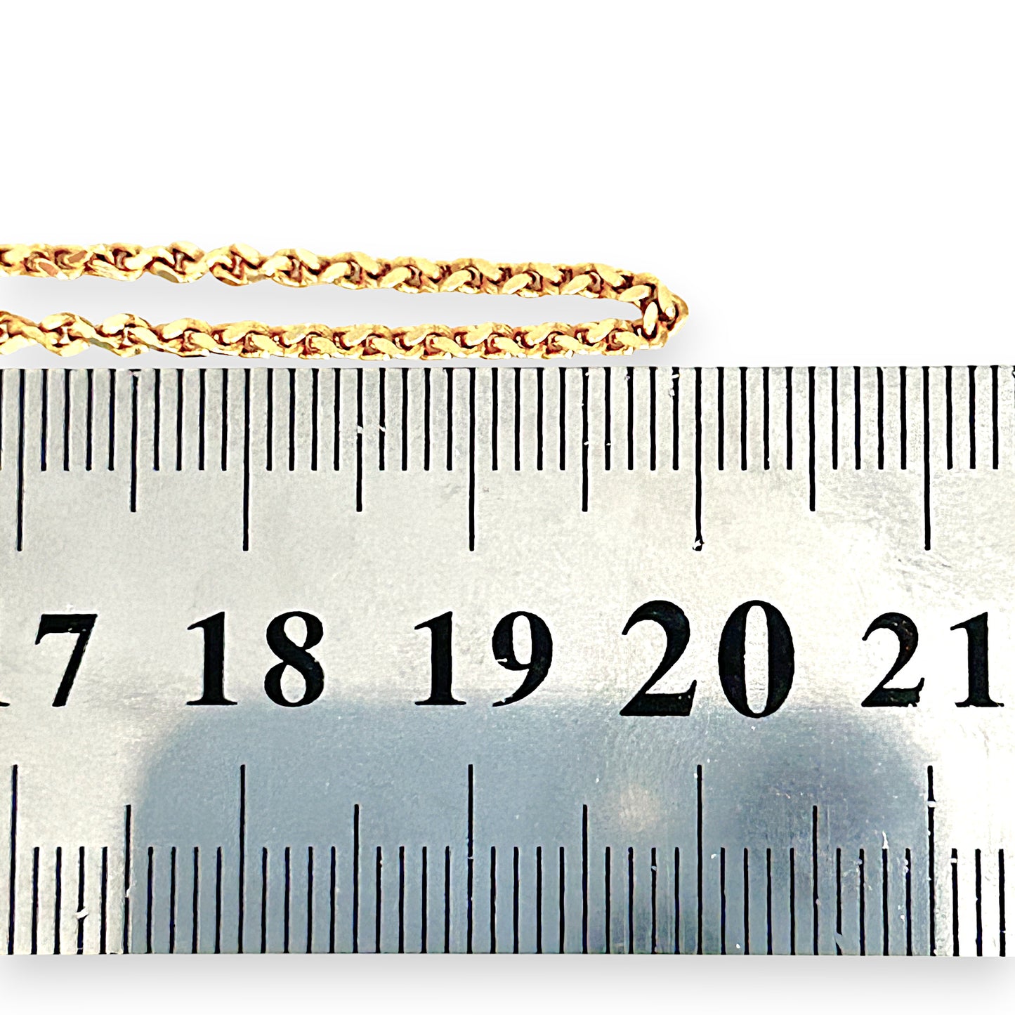 GOLD DEAL | FLASH SALE 18ct (18K) Gold 40cm Striking Chopin Chain
