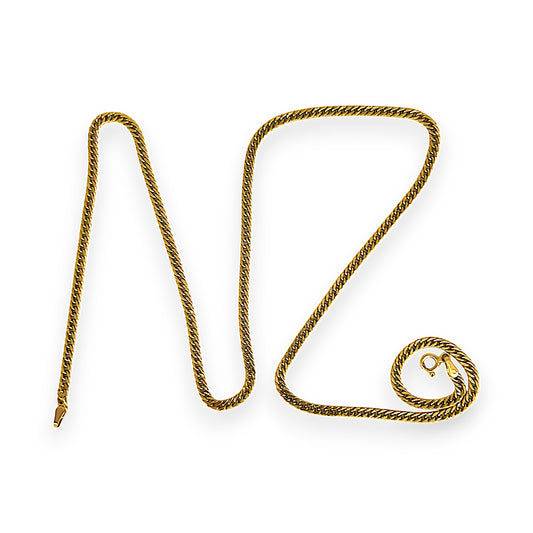 GOLD DEAL | 18ct (18K) Gold 51cm Golden Embrace Soft-Touch Cuban Chain