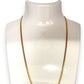 9ct Gold Flat Curb Link Light Weight Solid Chain Length 40cm. R # 754