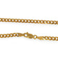 GOLD DEAL | FLASH SALE 9ct (9K) Gold NZ Refurbished 60cm Angled-Cut Curb Chain