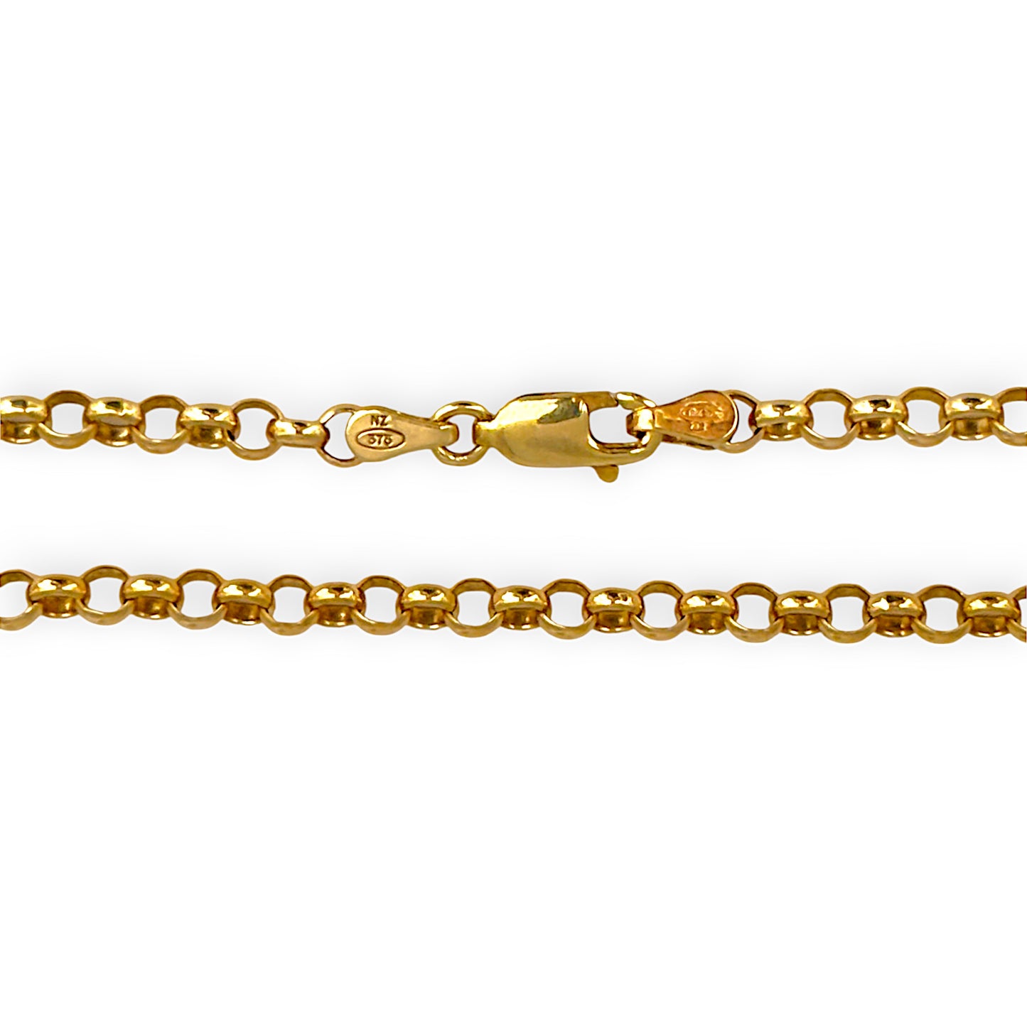 GOLD DEAL | 9ct (9K) Gold NZ Eterna 46cm Round Belcher Chain