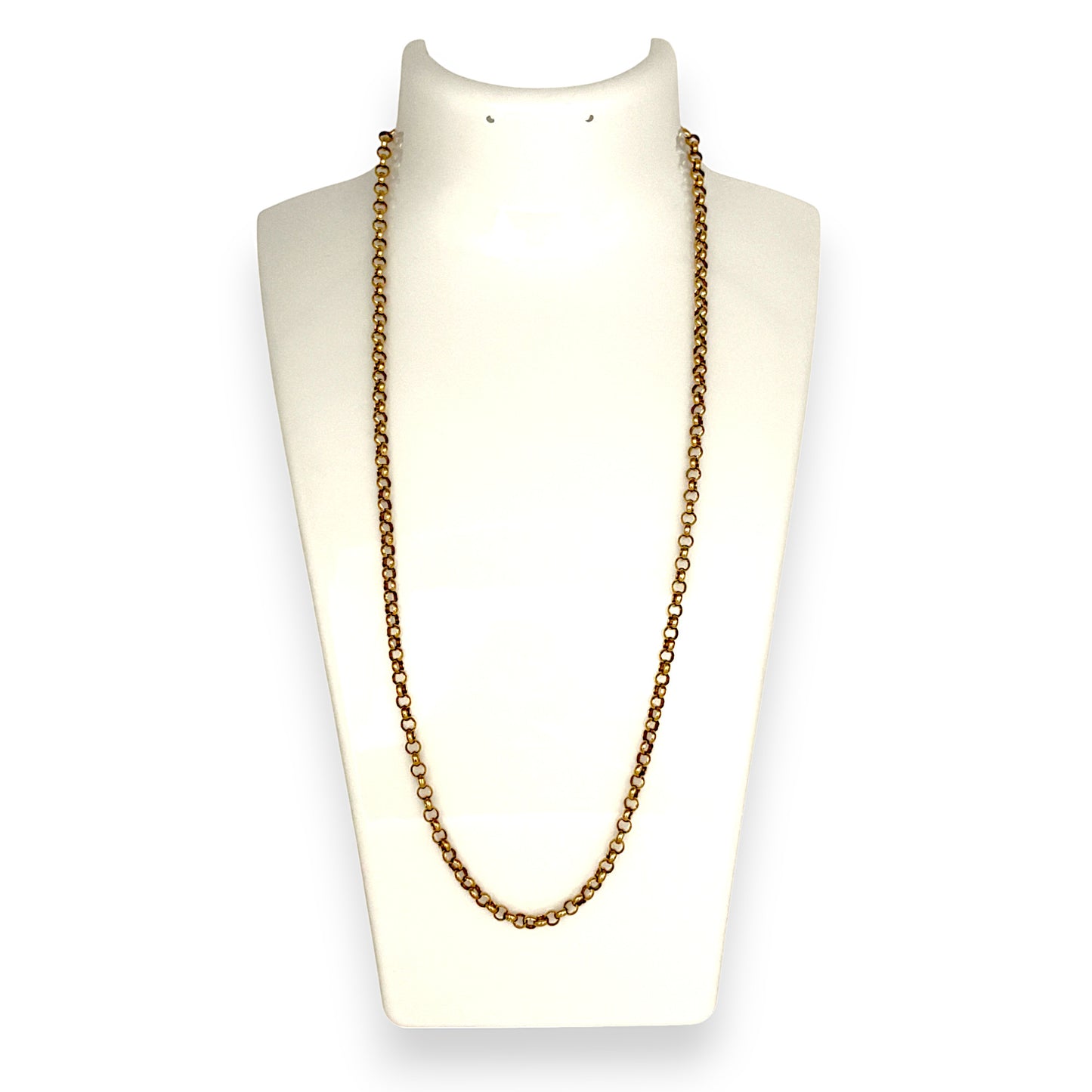 GOLD DEAL | 9ct (9K) Gold NZ Eterna 46cm Round Belcher Chain