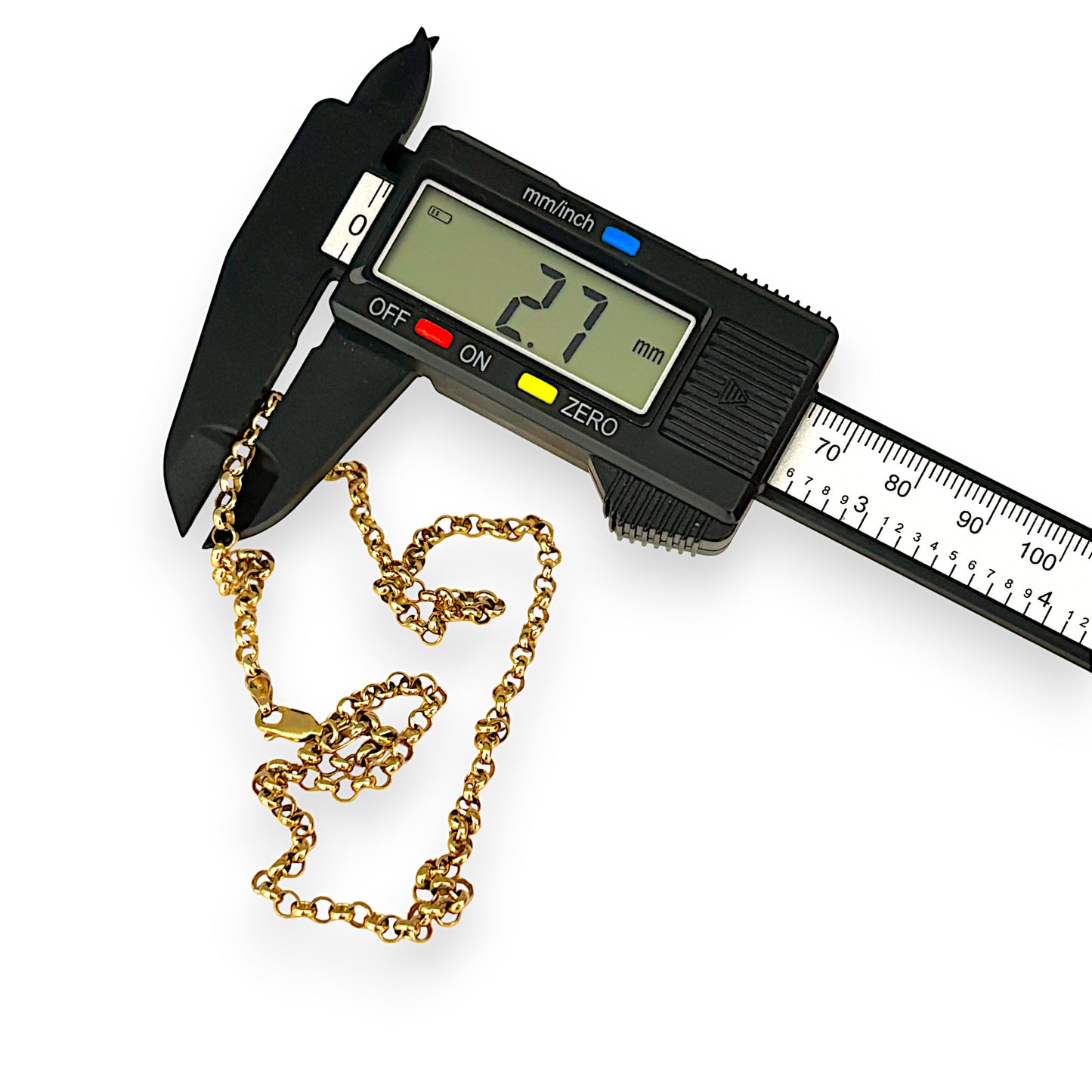 GOLD DEAL | 9ct (9K) Gold NZ Eterna 46cm Round Belcher Chain