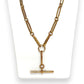 GOLD DEAL | FLASH SALE 9ct Gold Paper Clip Link Fob 45cm Chain Valuation $4,500