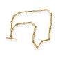 GOLD DEAL | FLASH SALE 9ct Gold Paper Clip Link Fob 45cm Chain Valuation $4,500
