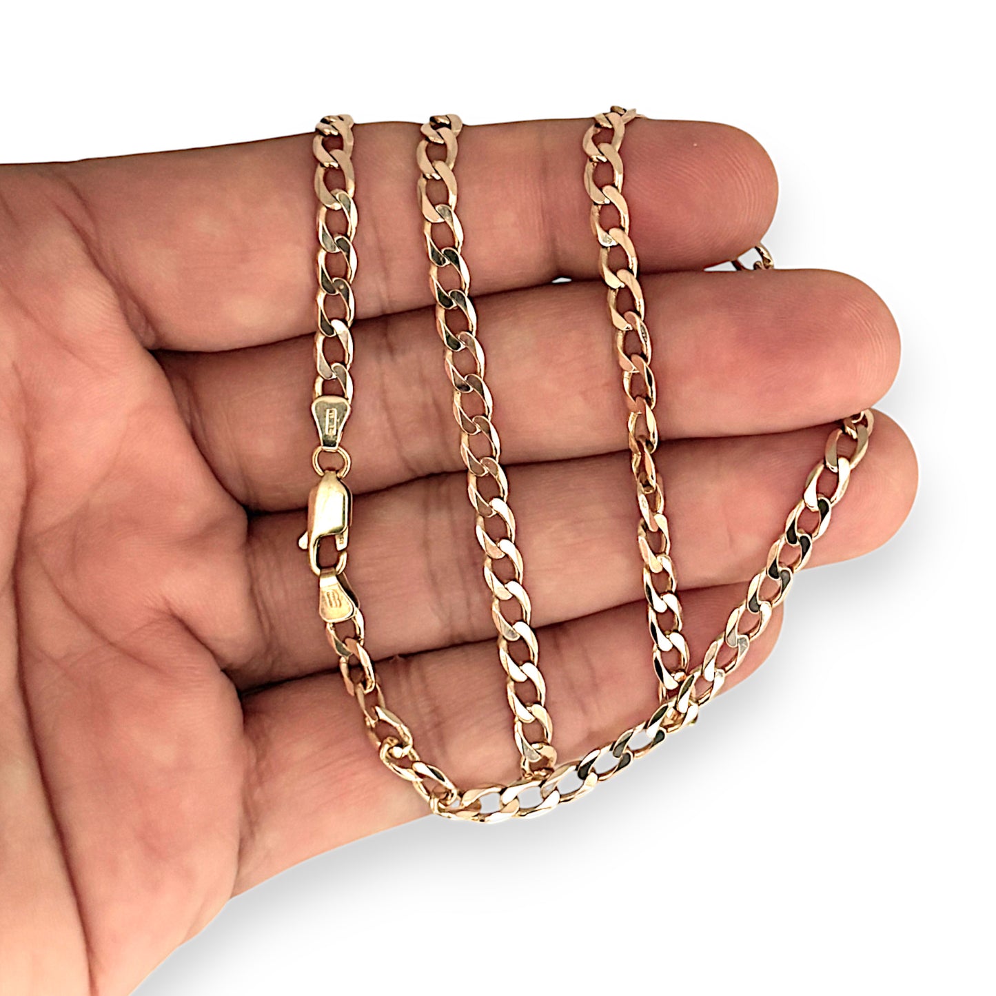 GOLD DEAL | 9ct (9K) Gold 54cm Curb Edge Chain