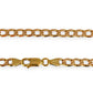 GOLD DEAL | 9ct (9K) Gold 54cm Curb Edge Chain