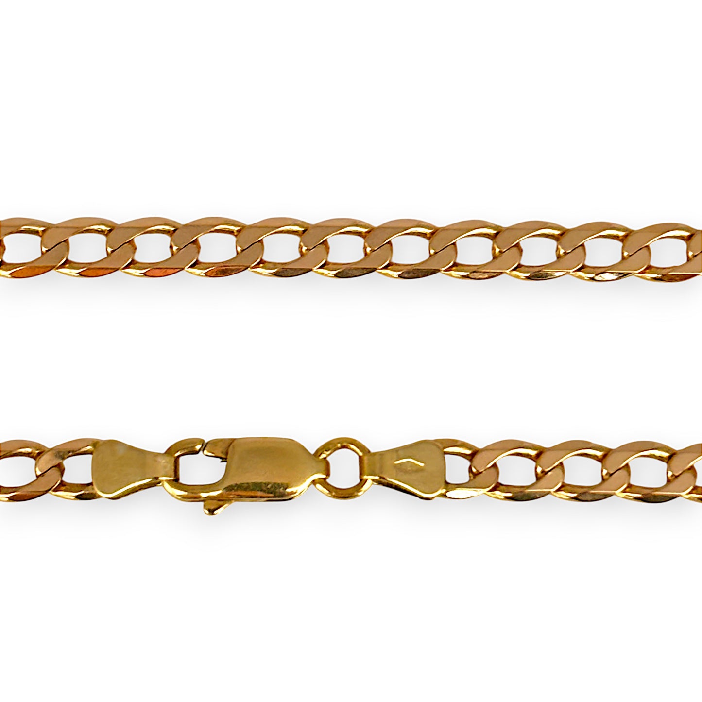 GOLD DEAL | 9ct (9K) Gold 54cm Curb Edge Chain