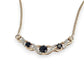 GOLD DEAL | FLASH SALE 9ct Gold Sapphire & Diamond Necklace Length 42cm