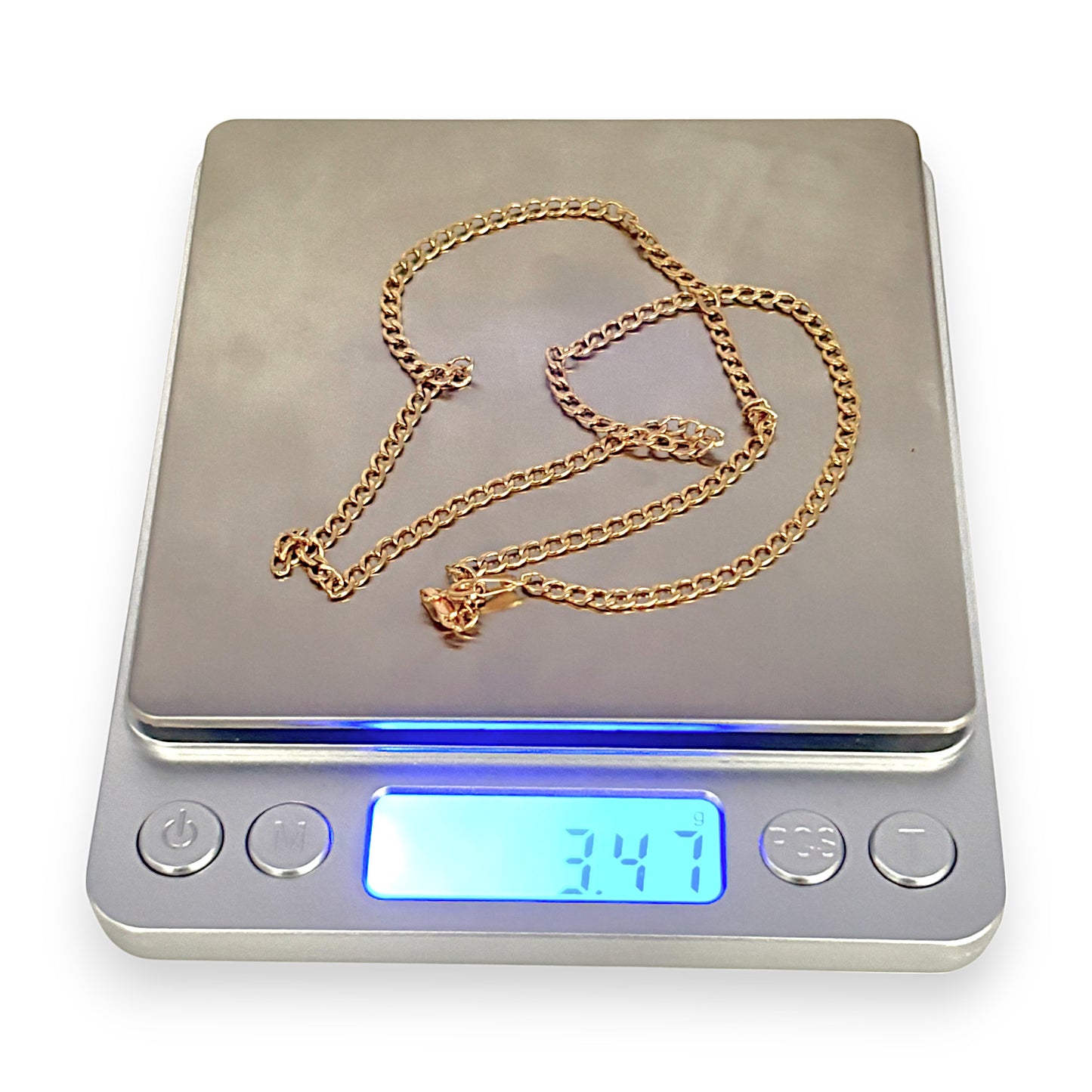 GOLD DEAL | 18K Gold As New 45cm Linea Cable Link Chain