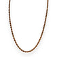 GOLD DEAL | 18ct (18K) Gold Refurbished 42cm Classic Souled Twisted Rope Chain