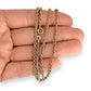 GOLD DEAL | 18ct (18K) Gold Refurbished 42cm Classic Souled Twisted Rope Chain