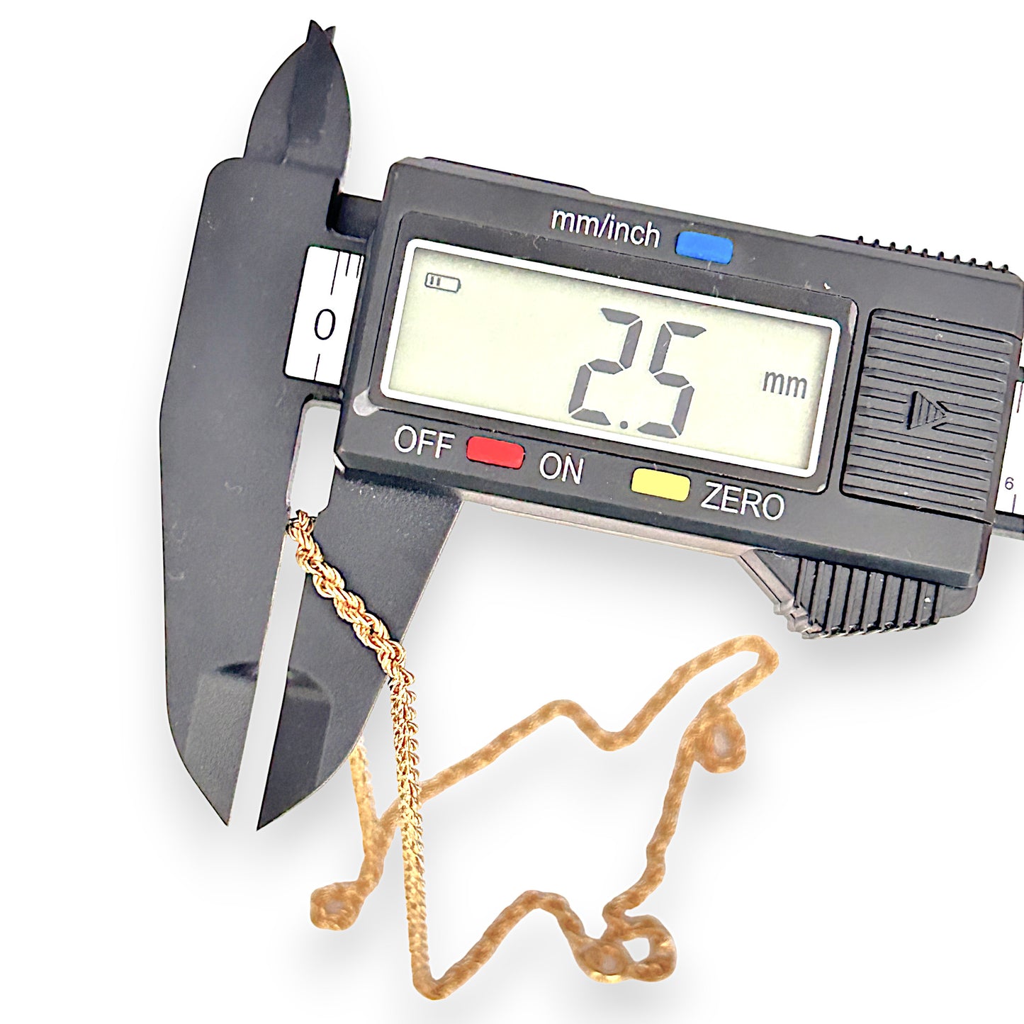 GOLD DEAL | 18ct (18K) Gold Refurbished 42cm Classic Souled Twisted Rope Chain
